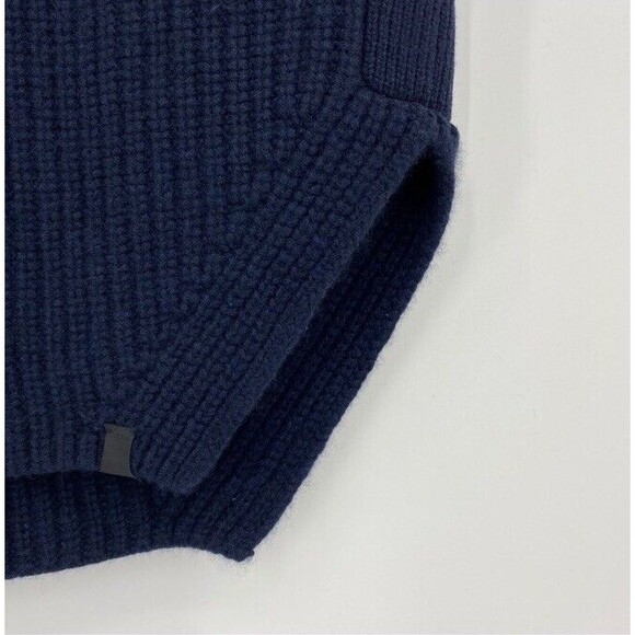 Kit & Ace Follen Cashmere Chunky Knit Oversized Sweater Tunic Top Lux Navy S/M - Picture 6 of 12